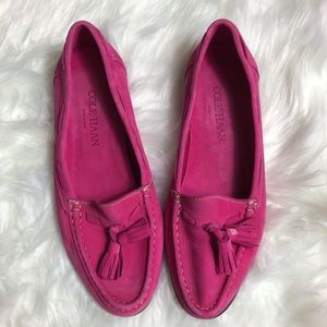 Cole Haan l Feusia Tassel Suede Loafer Slipper 8.5